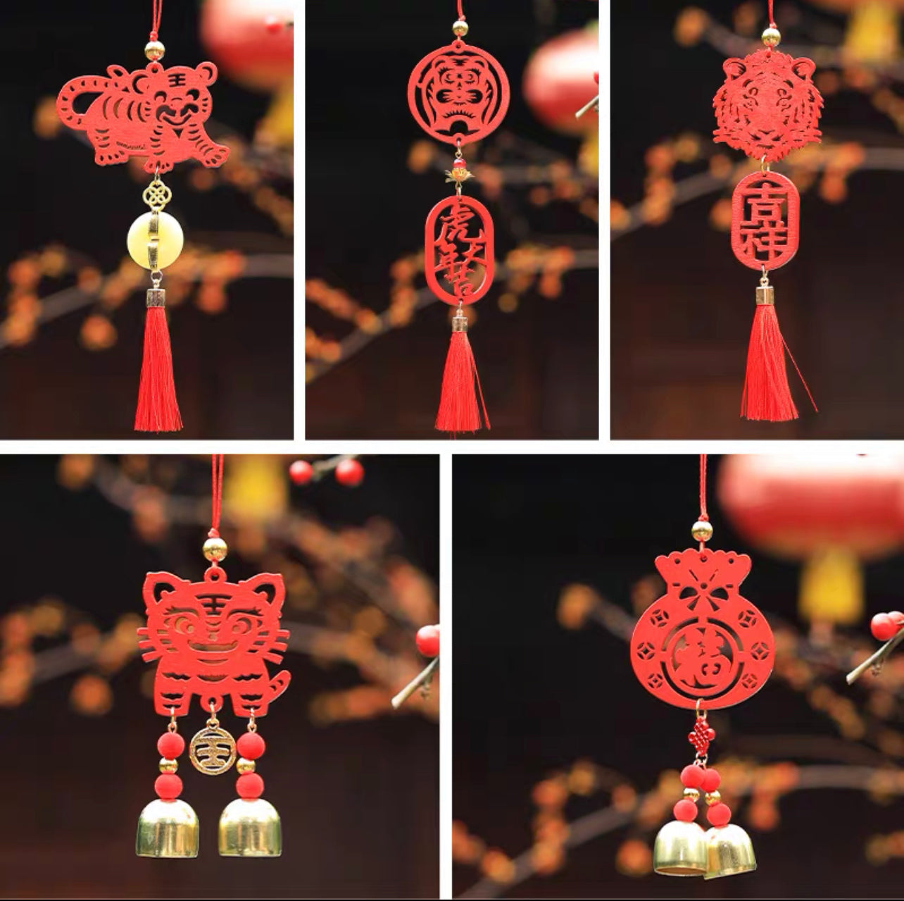 Chinese New Year 2022 gift; tiger year gift; Wall décor; toy tiger; red envelops; lunar year; lunar new year party supplies