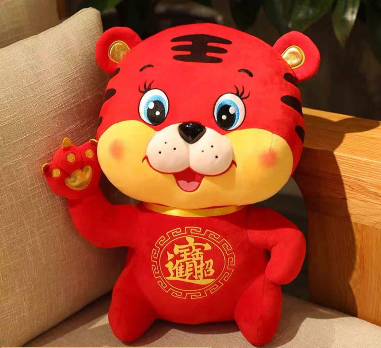 Chinese New Year 2022 gift; tiger year gift; Wall décor; toy tiger; red envelops; lunar year; lunar new year party supplies