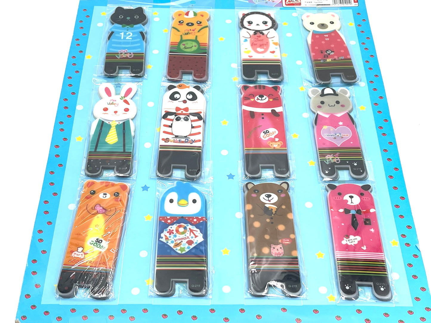 12x Plastic Bookmark