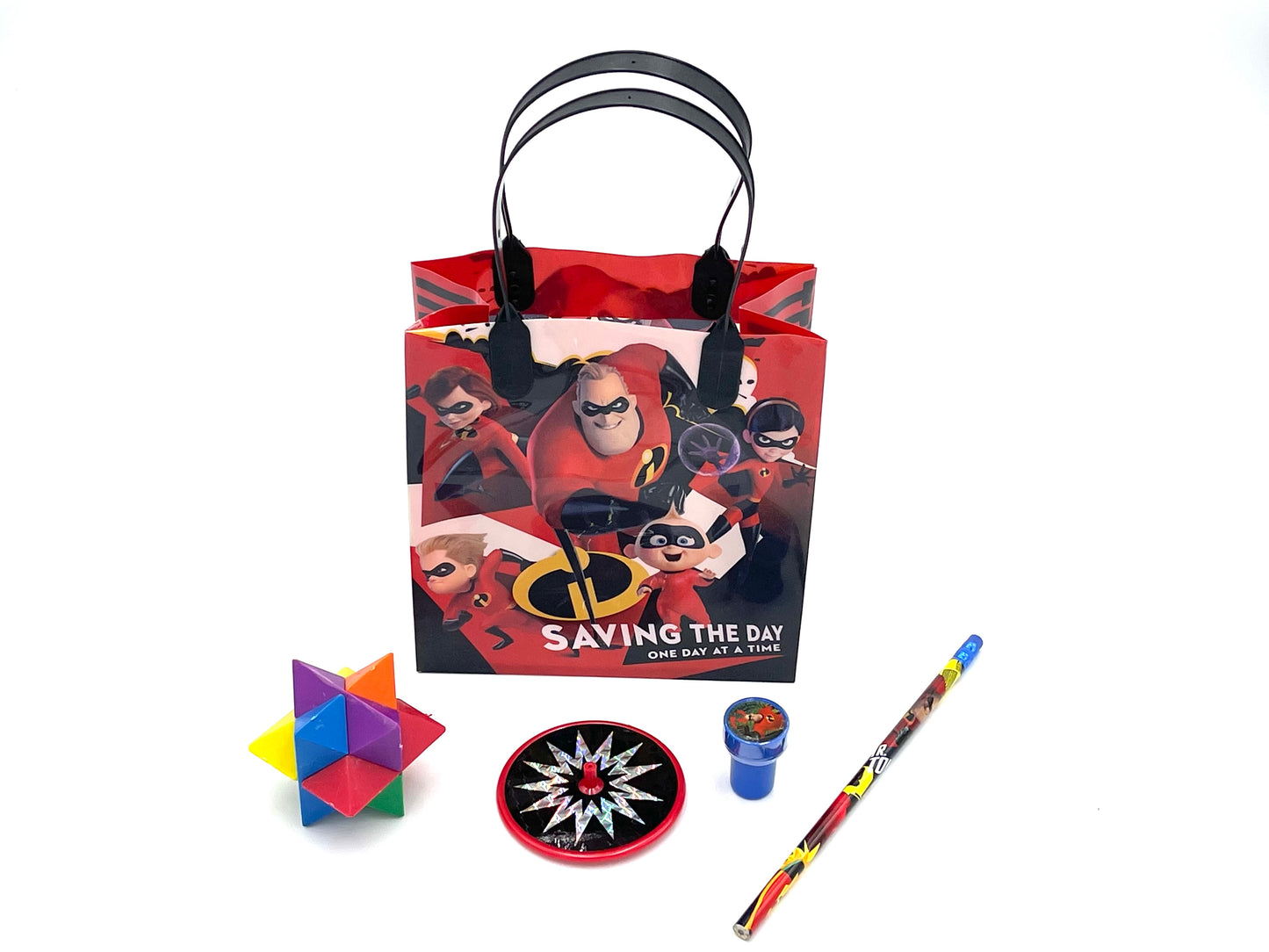 8x Pack Incredible 2 Goody Bags, Pre Made & Filled with Toys, Goodie, Filled Goody Bag / Loot Bag, Licensed party favor
