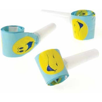 12x Pack Emoji Goody Bags Pre Made & Filled with Toys, Boys Girls Goodie Bag, Eraser; Sharpener; insects