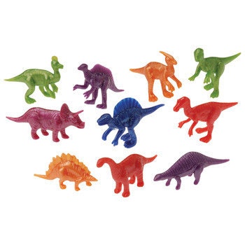 8x Pack Goody Bags; Pre Made & Filled with Toys, Filled Goody Bag / Loot Bag, dinosaur, blowout, whistle, punch ball