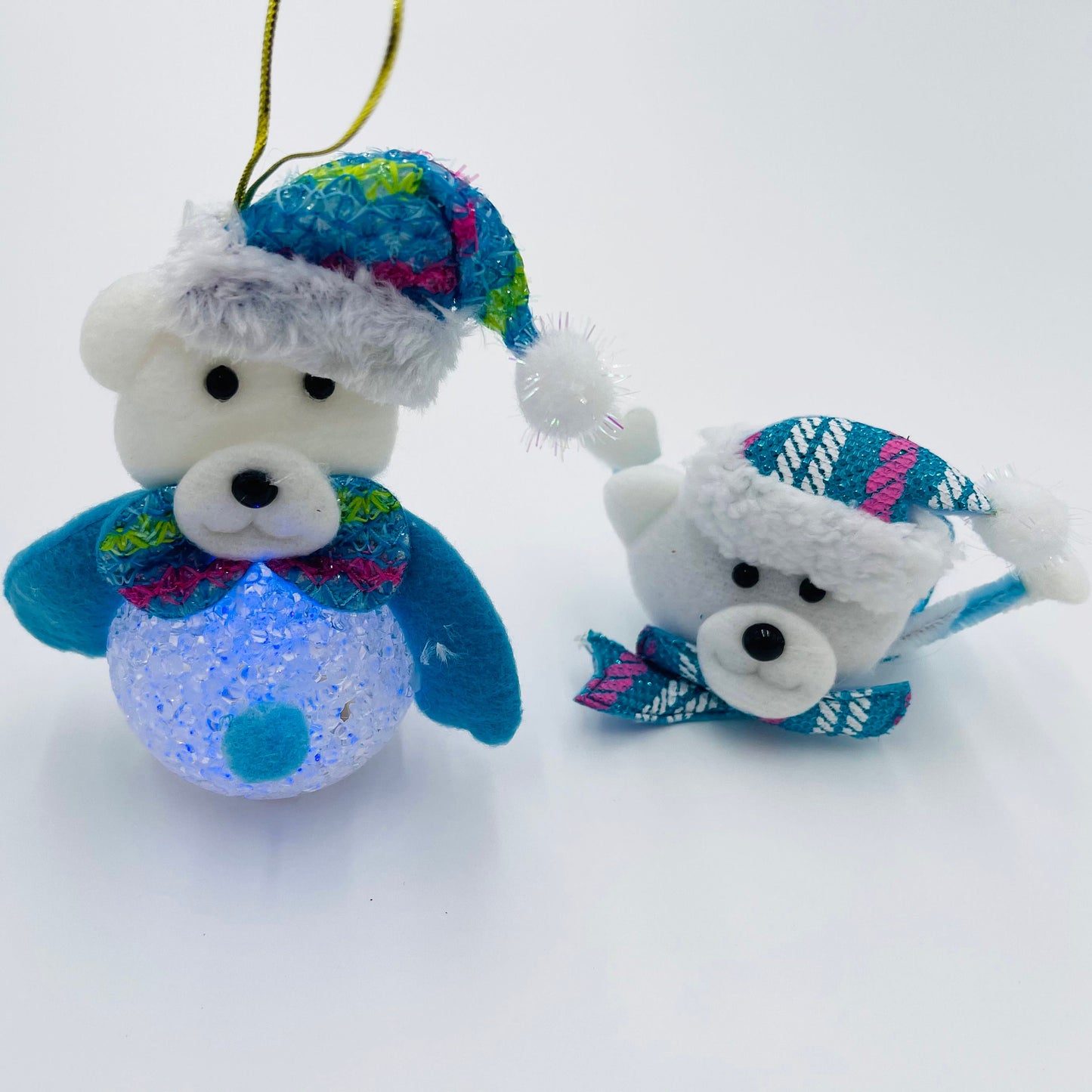 8x Pack Christmas Goody Bags; Pre Filled with Toys, Boys and Girls; Filled Goody Bag; Loot Bag; LED Ornament; Slap Bracelets