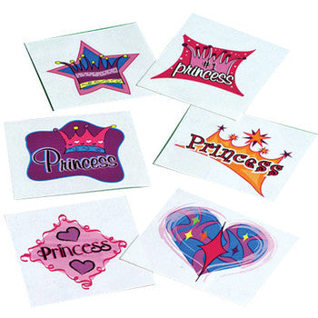 Princess Temporary Tattoos (24x)