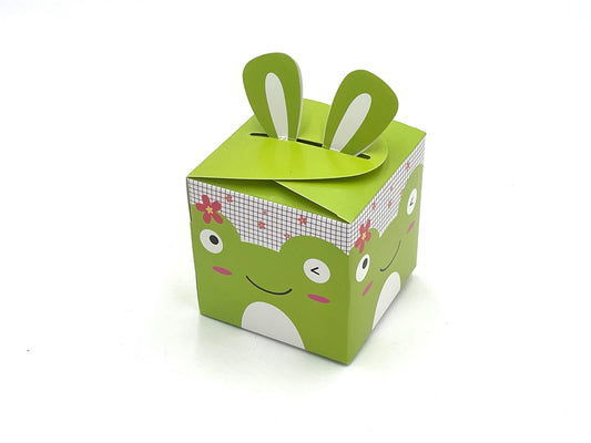 Gift Boxes Green 8.5x8.5x8.5cm (1x)