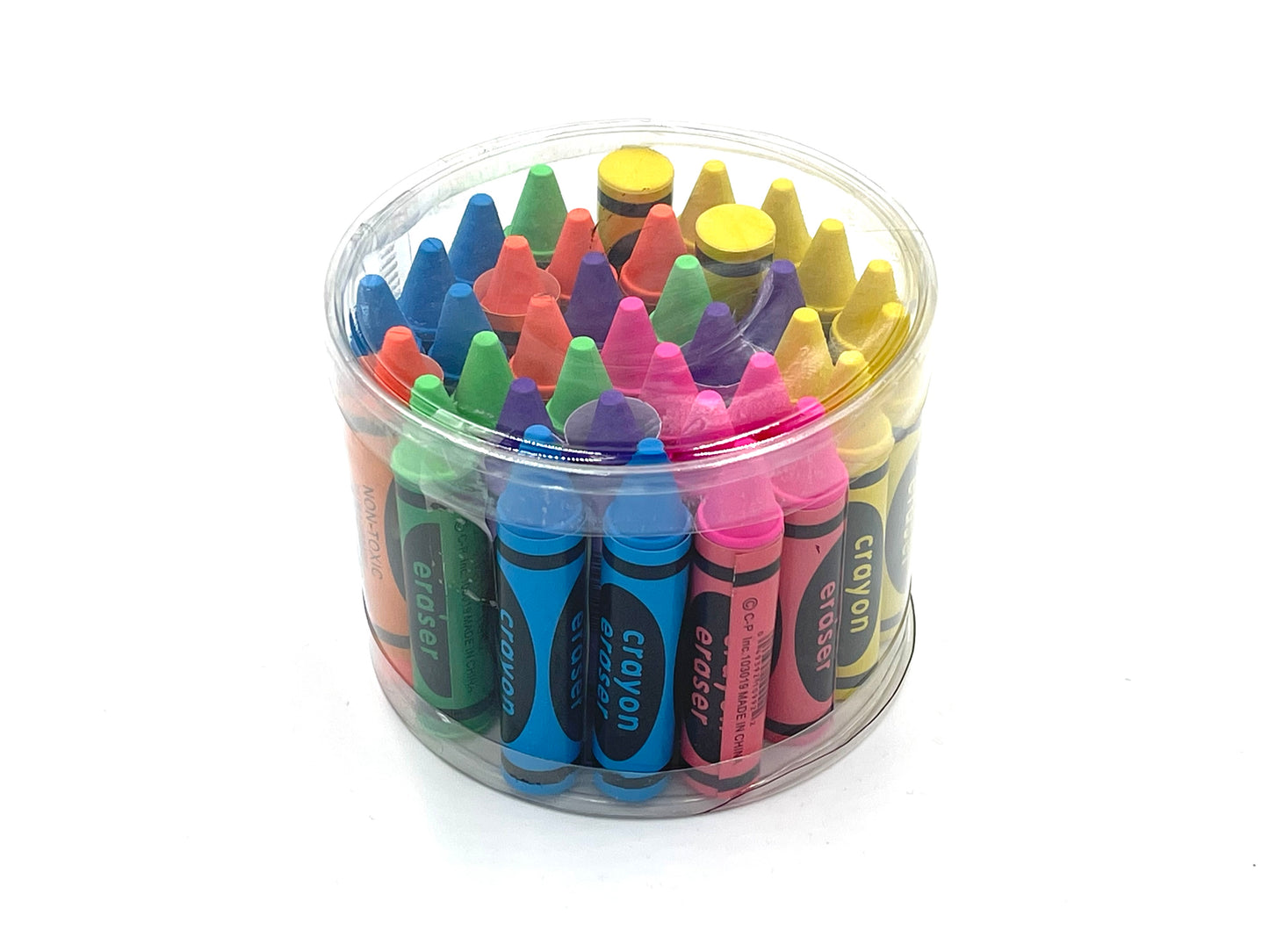 Crayon Shape Erasers - (8x)