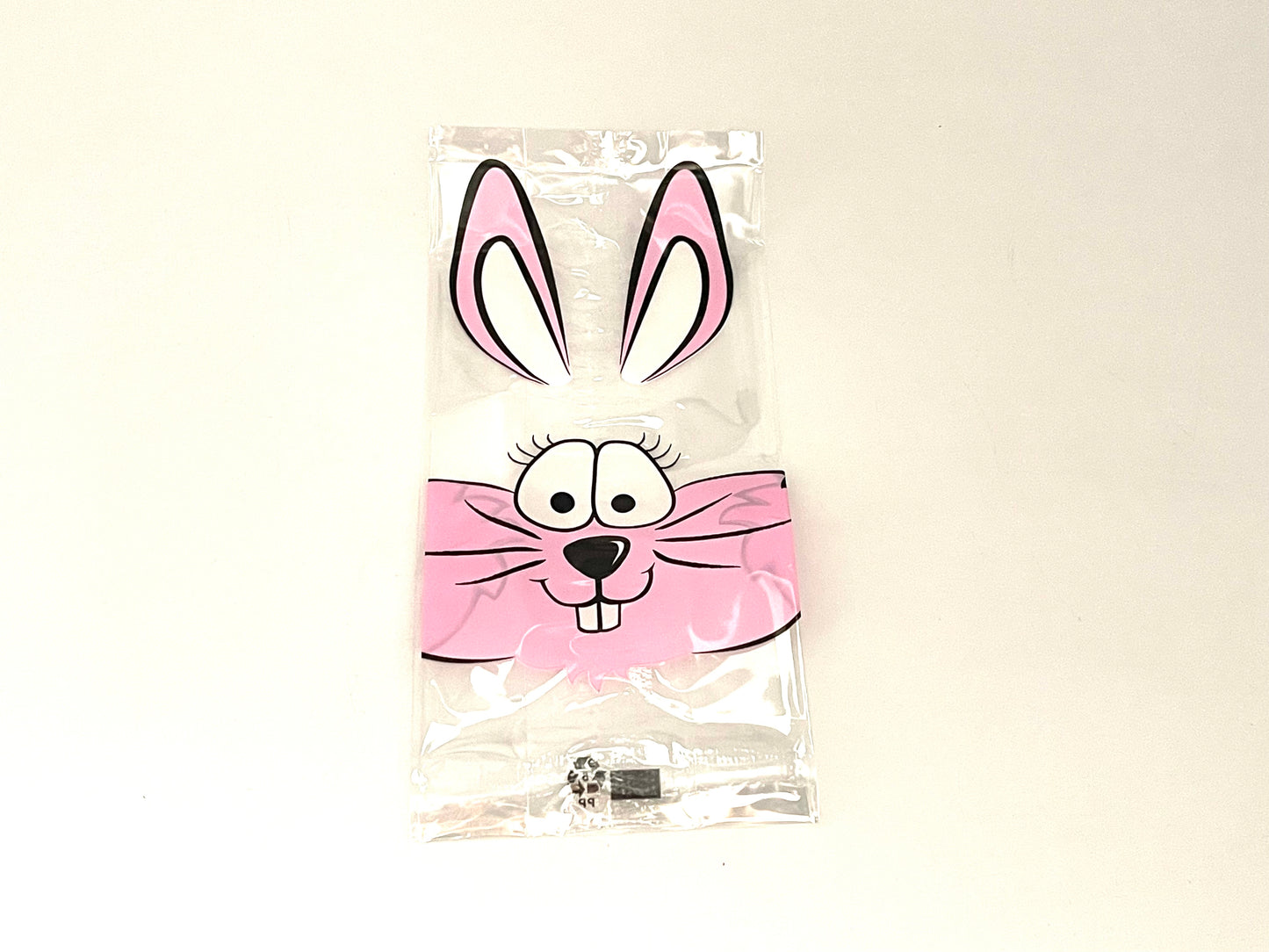 12x Plastic bags Bunny design 13.5x9x6cm