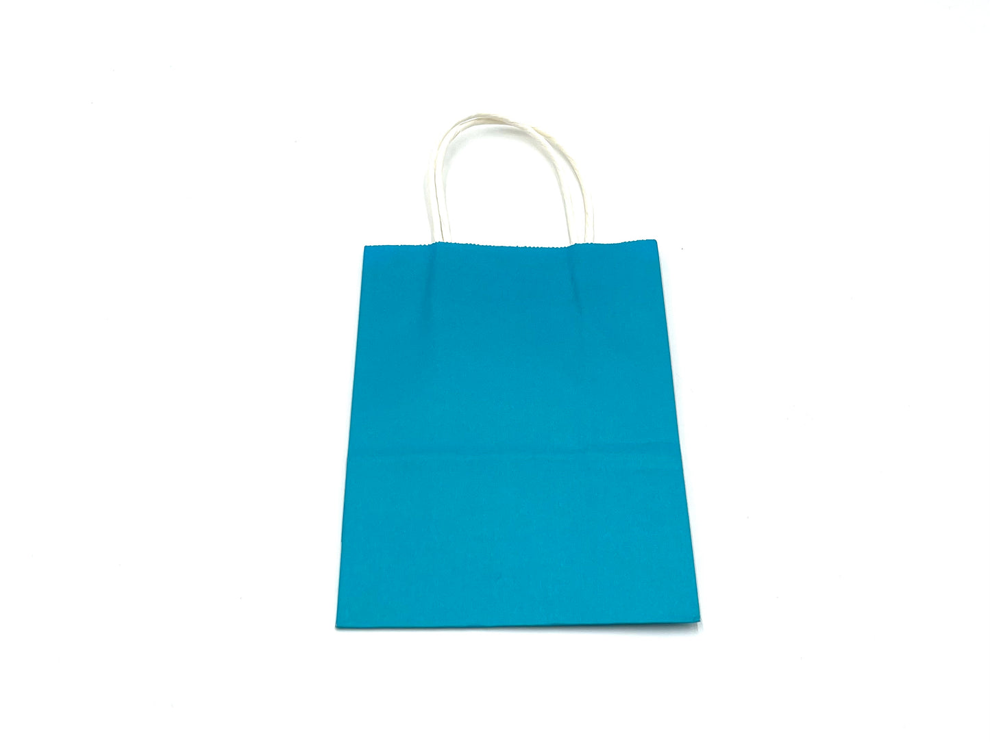 12x Blue Paper Bags 15x20x8cm