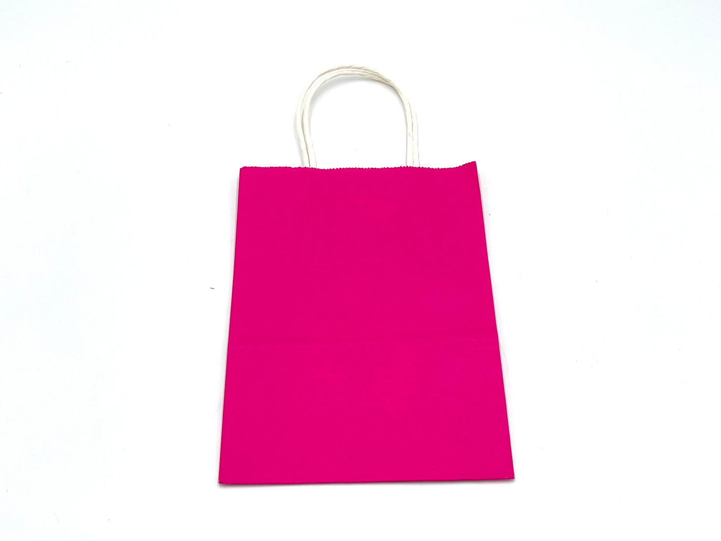 12x Pink Paper Bags 15x20x8cm