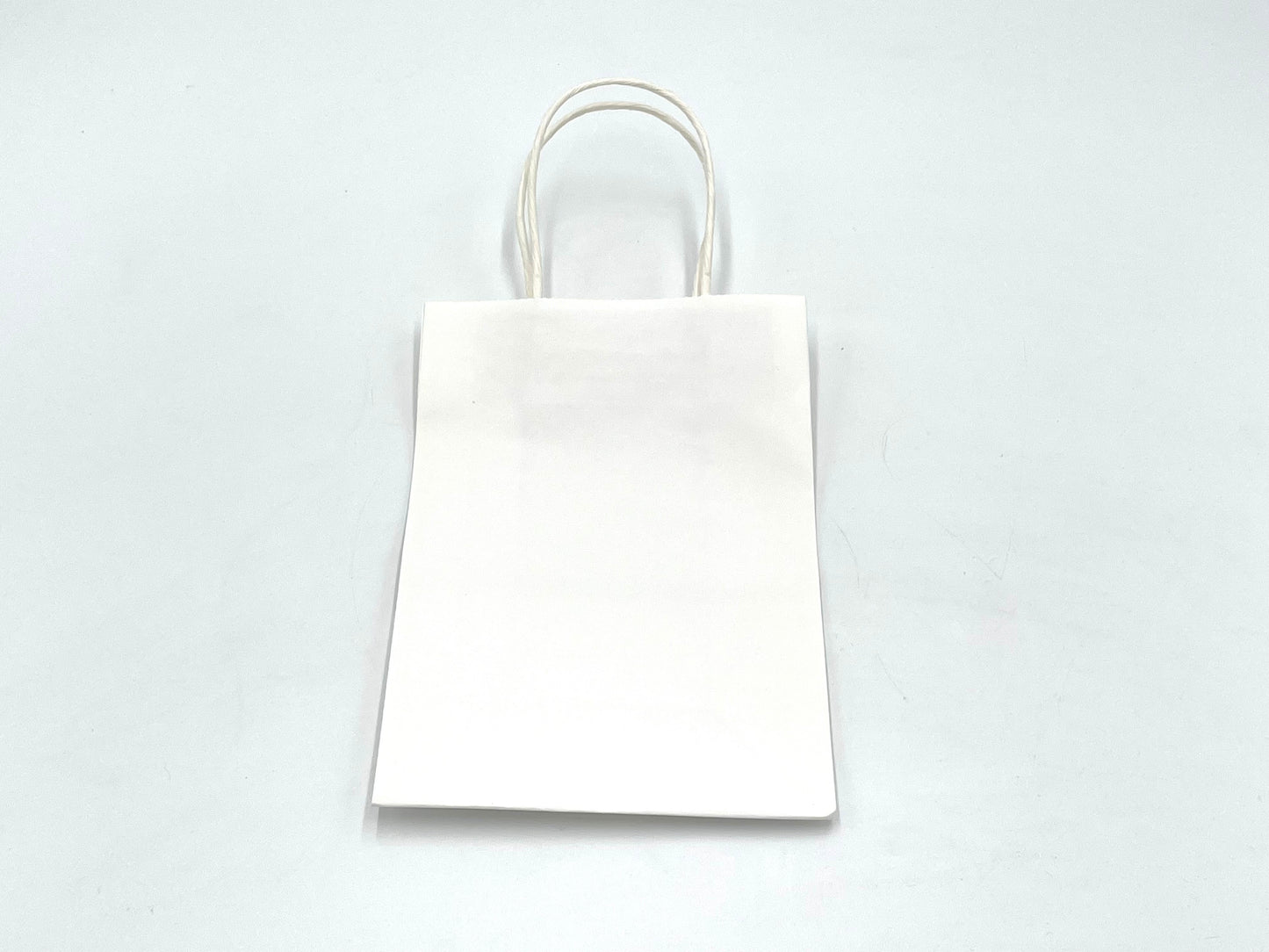 12x White Paper Bags 15x20x8cm