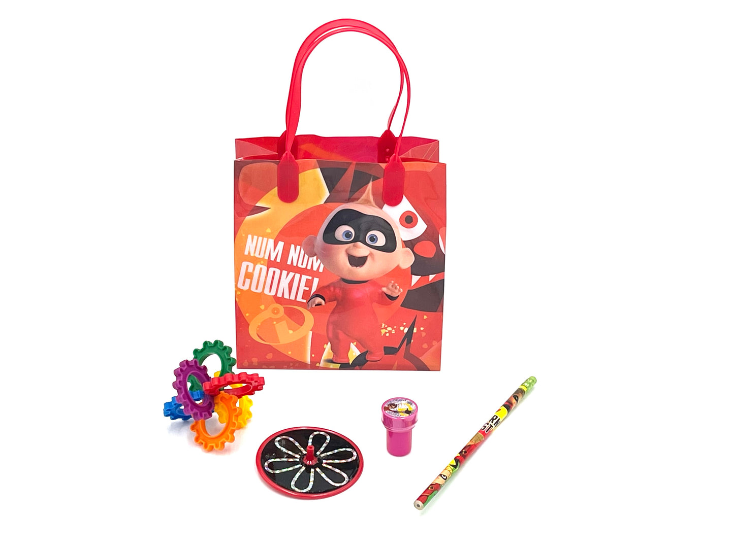 8x Pack Incredible 2  Goody Bags, Pre Made & Filled with Toys, Goodie, Filled Goody Bag / Loot Bag, Licensed party favor