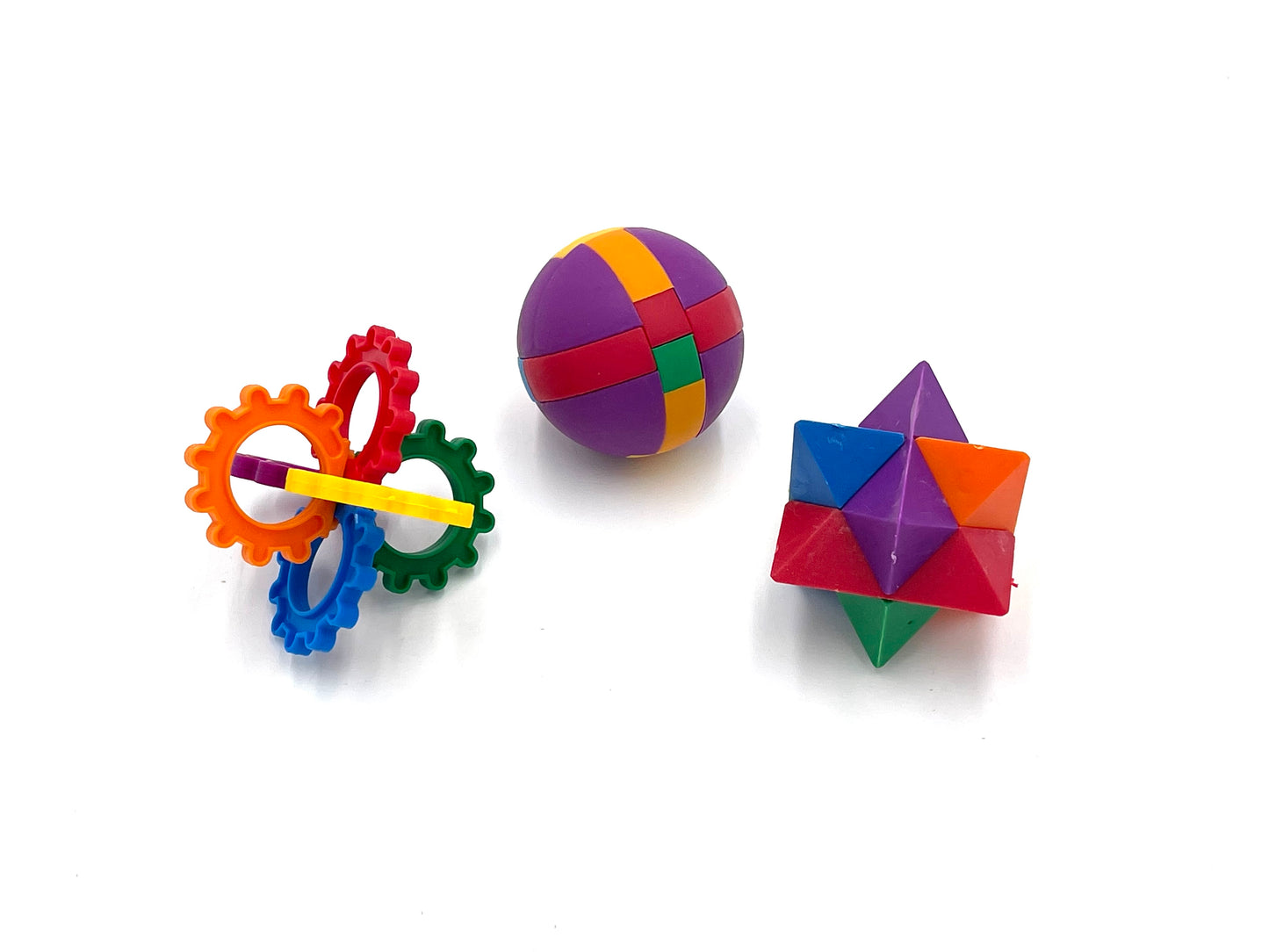 6x Plastic Puzzle Balls