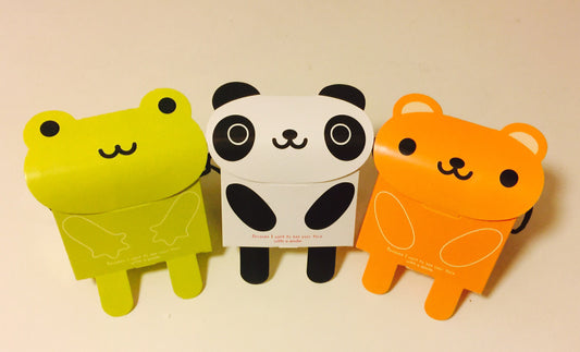 6x Gift Boxes Little candy box frog panda and bear 2x/ea