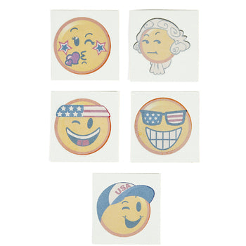 Patriotic Emoji Tattoo (24x)