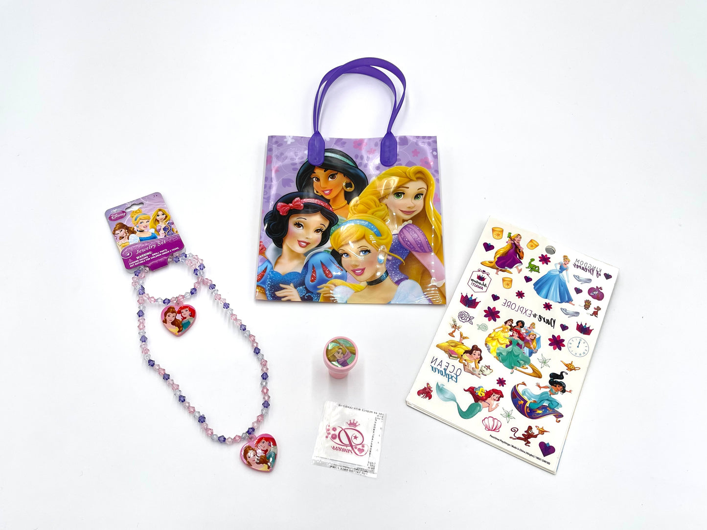 6x Pack Princess Goody Bags; Pre Made & Filled with Toys, Filled Goody Bag