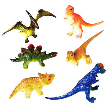 Toy Dinosaur Figures - 3" (6x)