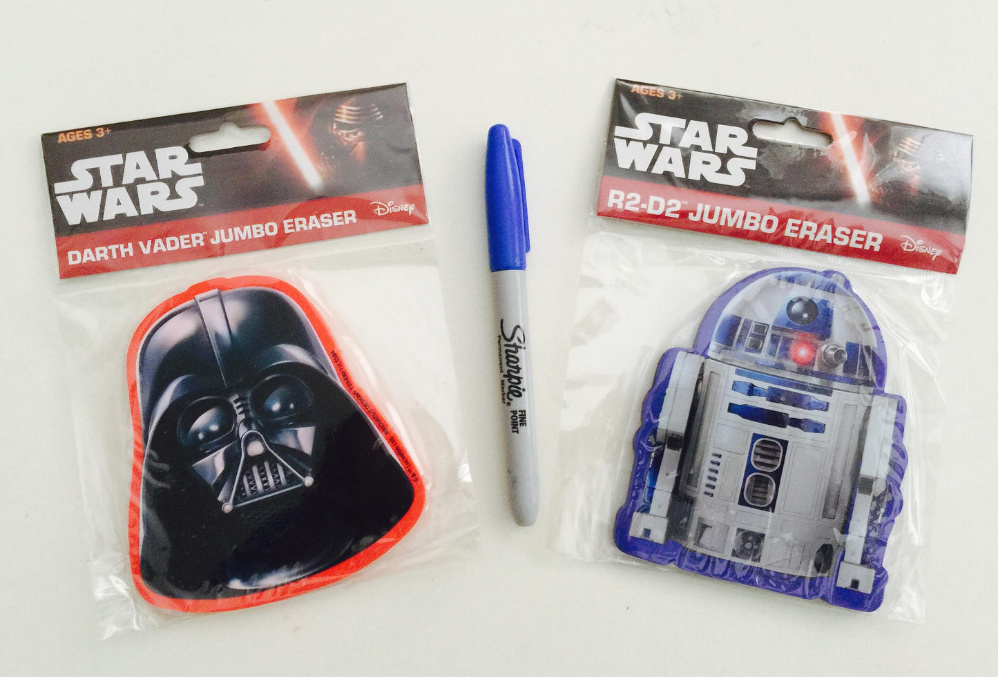 8x Pack Star War Goody Bags, Pre Made & Filled with Toys, Goodie, Filled Goody Bag / Loot Bag, Pencil; Eraser; note book; disc shooter