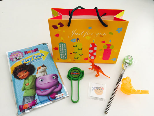 8x Pack Kids Birthday Goody Bags; Pre Made & Filled with Toys, Filled Goody Bag / Loot Bag