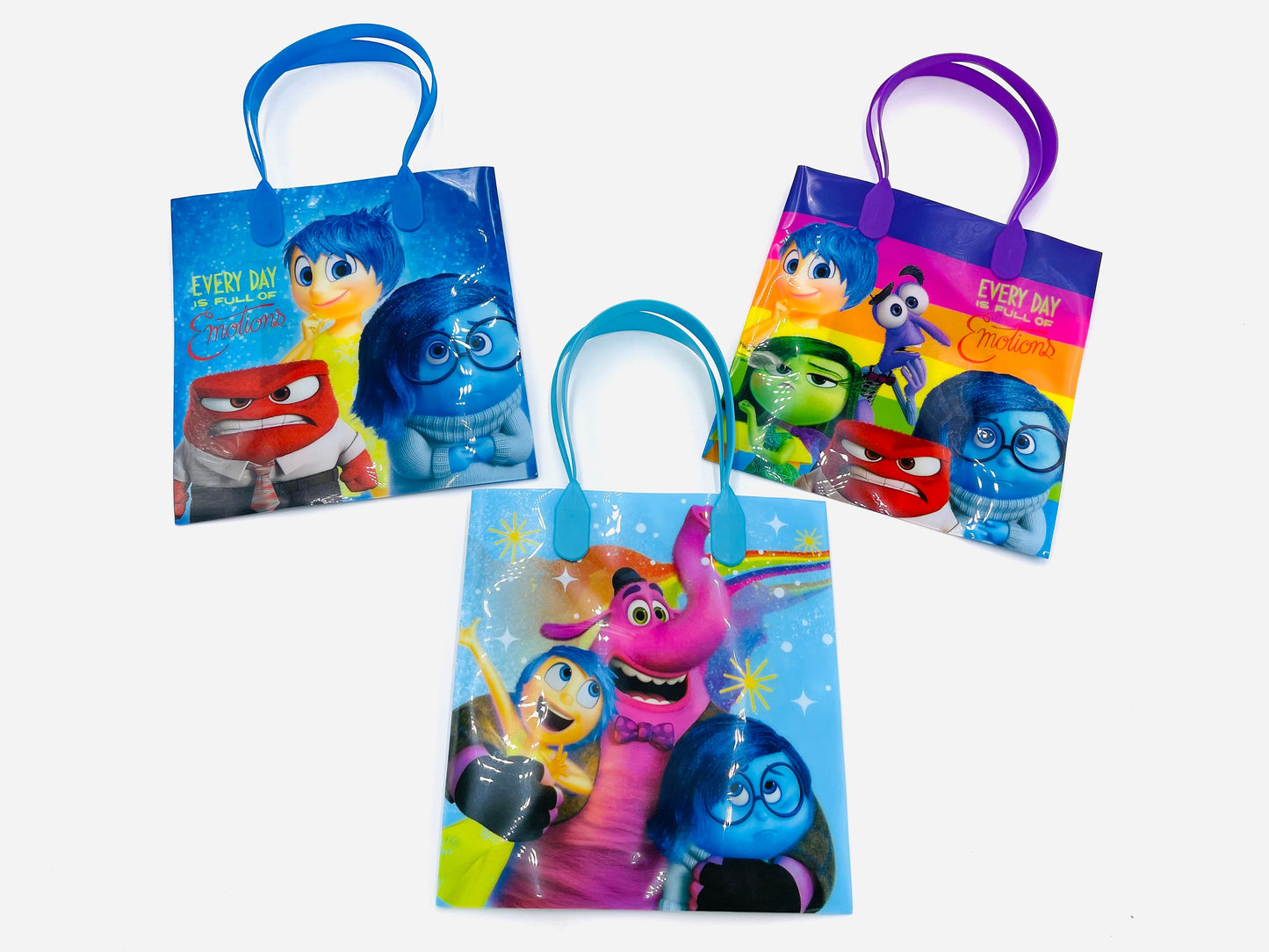 8x Pack Inside Out Birthday Goody Bags; Pre Made & Filled with Toys, Filled Goody Bag / Loot Bag