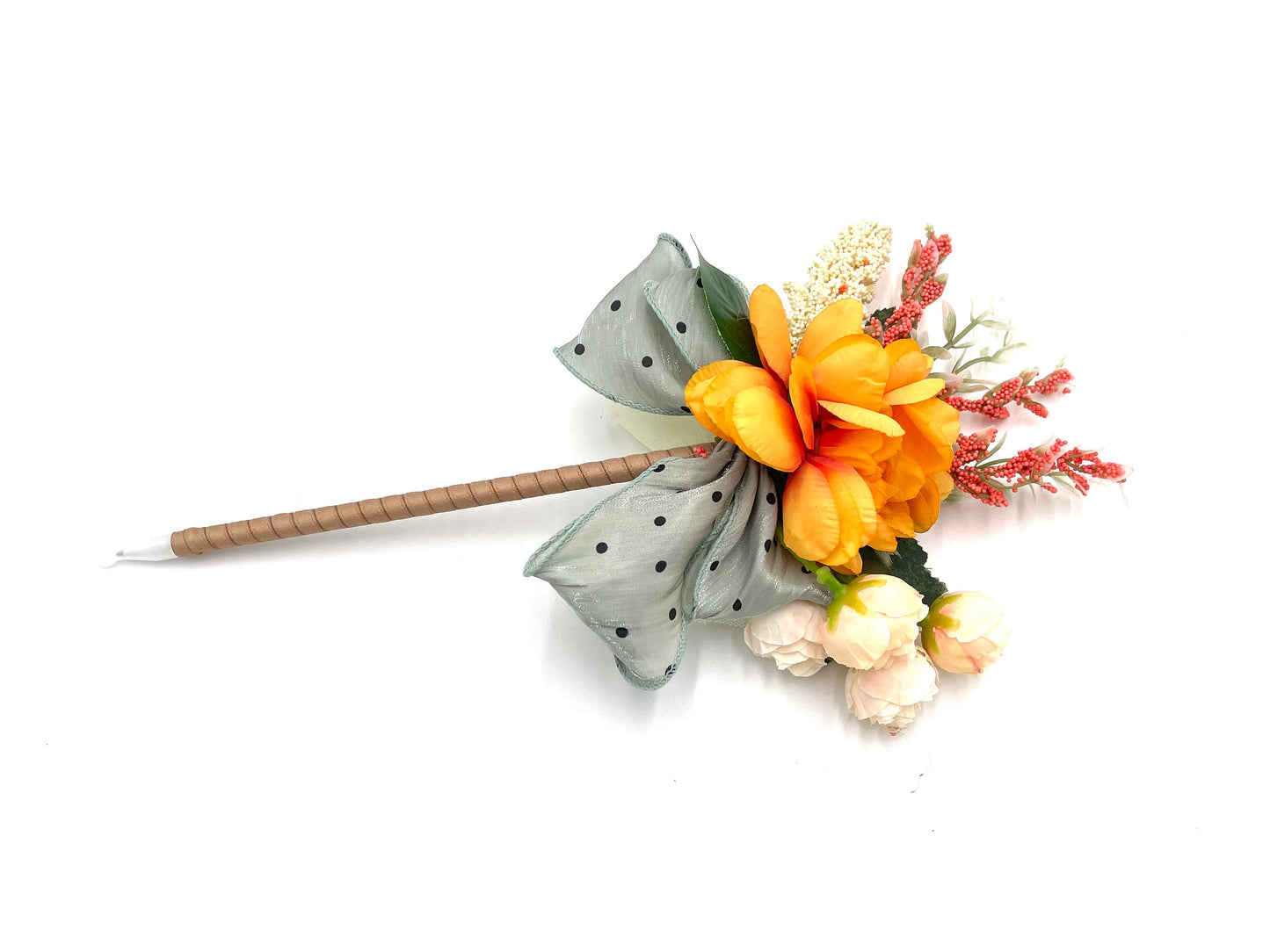 1x Flower Pen with greeting card; Valentine's gift; Valentine's gift for teacher; thank you gift